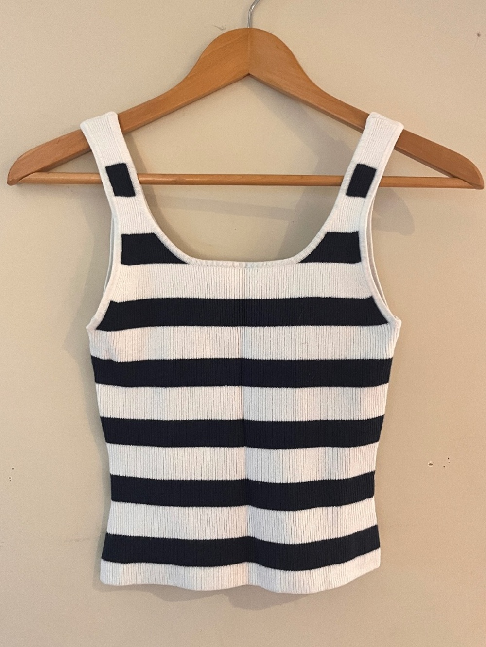 House of Harlow 1960 Navy and White Striped Tank Top